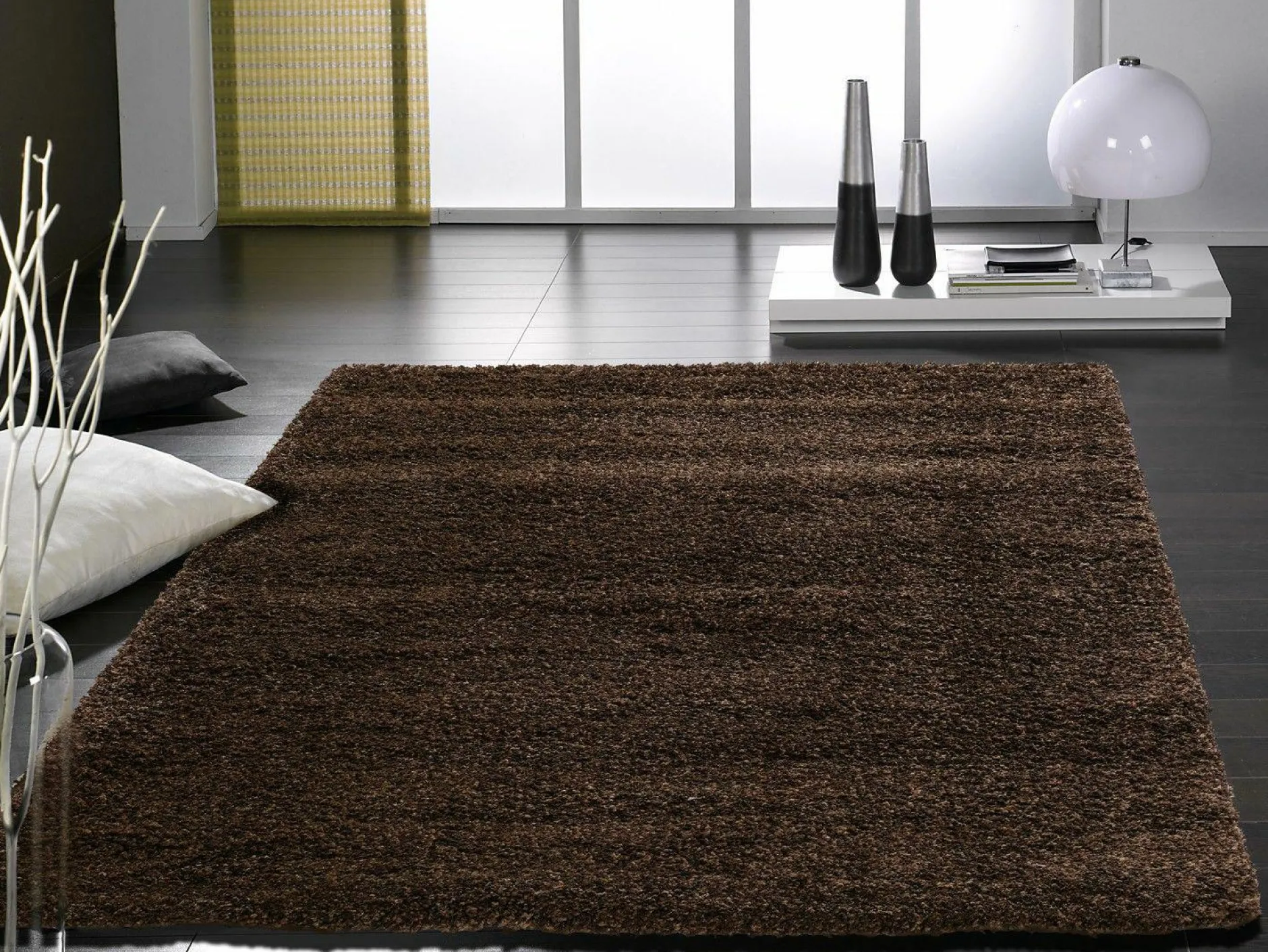 Clearance Teppich PHOENIX braun Langflor Teppiche
