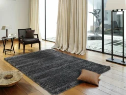 Online Teppich PHOENIX dunkelgrau Langflor Teppiche