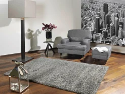 Clearance Teppich PHOENIX grau Langflor Teppiche