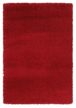 Clearance Teppich PHOENIX rot Langflor Teppiche