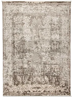 Best Teppich QUEENSLAND brown/bg Vintage Teppiche