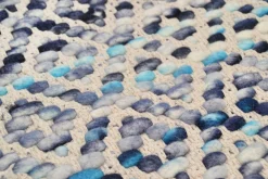 Teppich SMOOTH COMFORT blau Designer Teppiche