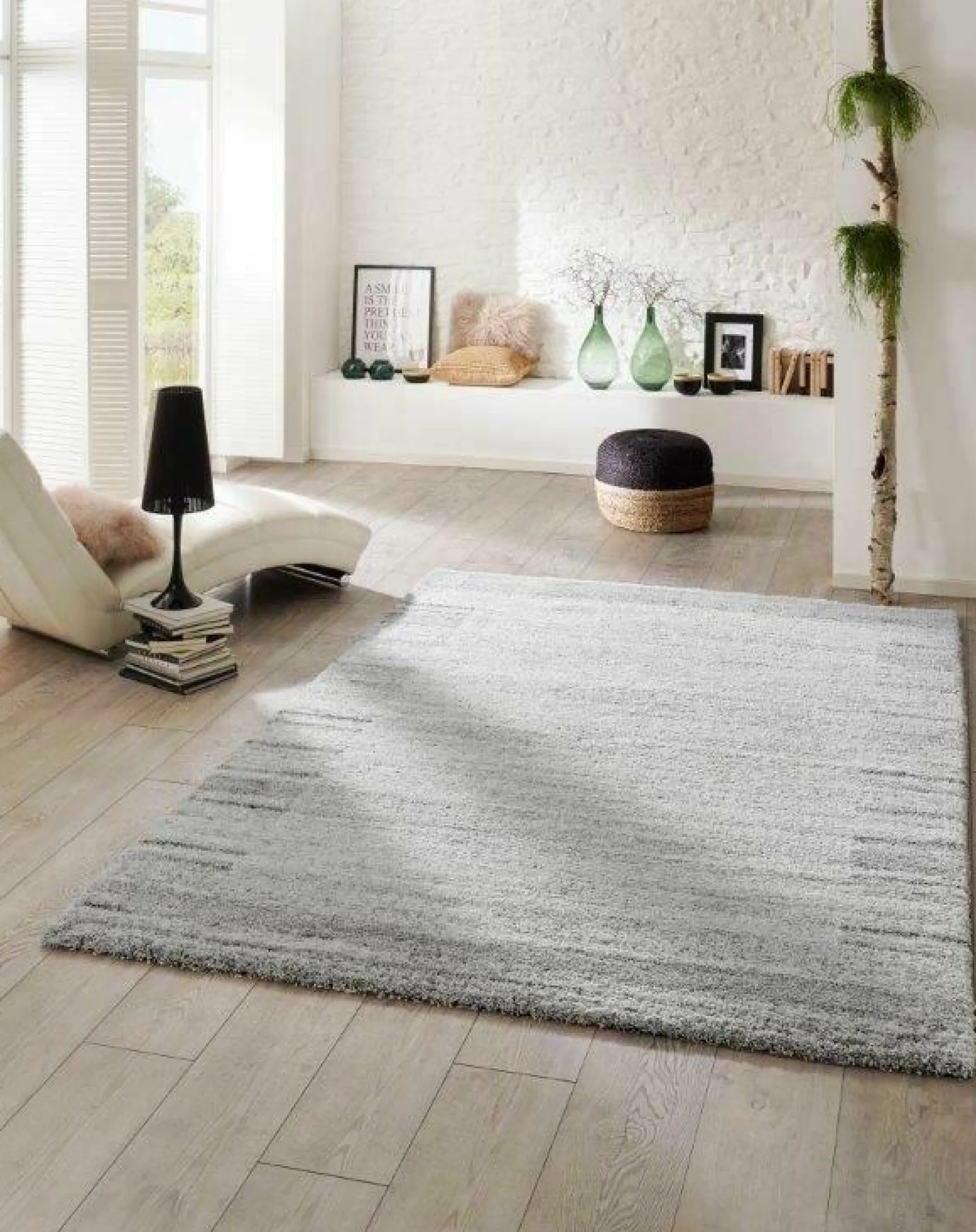 Teppich SUPER TOUCH rund Langflor Teppiche