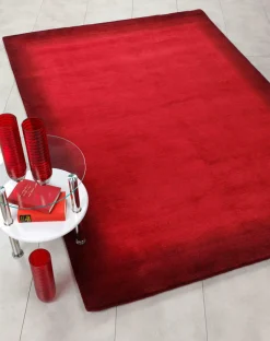 Hot Teppich TAMI rot Nepal Teppiche