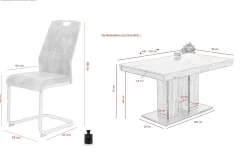 Sale Tischgruppe AGNES I Komplette Tischgruppen