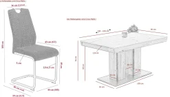 New Tischgruppe BRITTA I Komplette Tischgruppen
