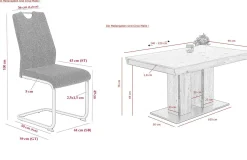 Hot Tischgruppe BRITTA I Komplette Tischgruppen