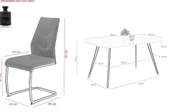 Clearance Tischgruppe RIA Komplette Tischgruppen