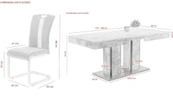 Hot Tischgruppe ROSE Komplette Tischgruppen