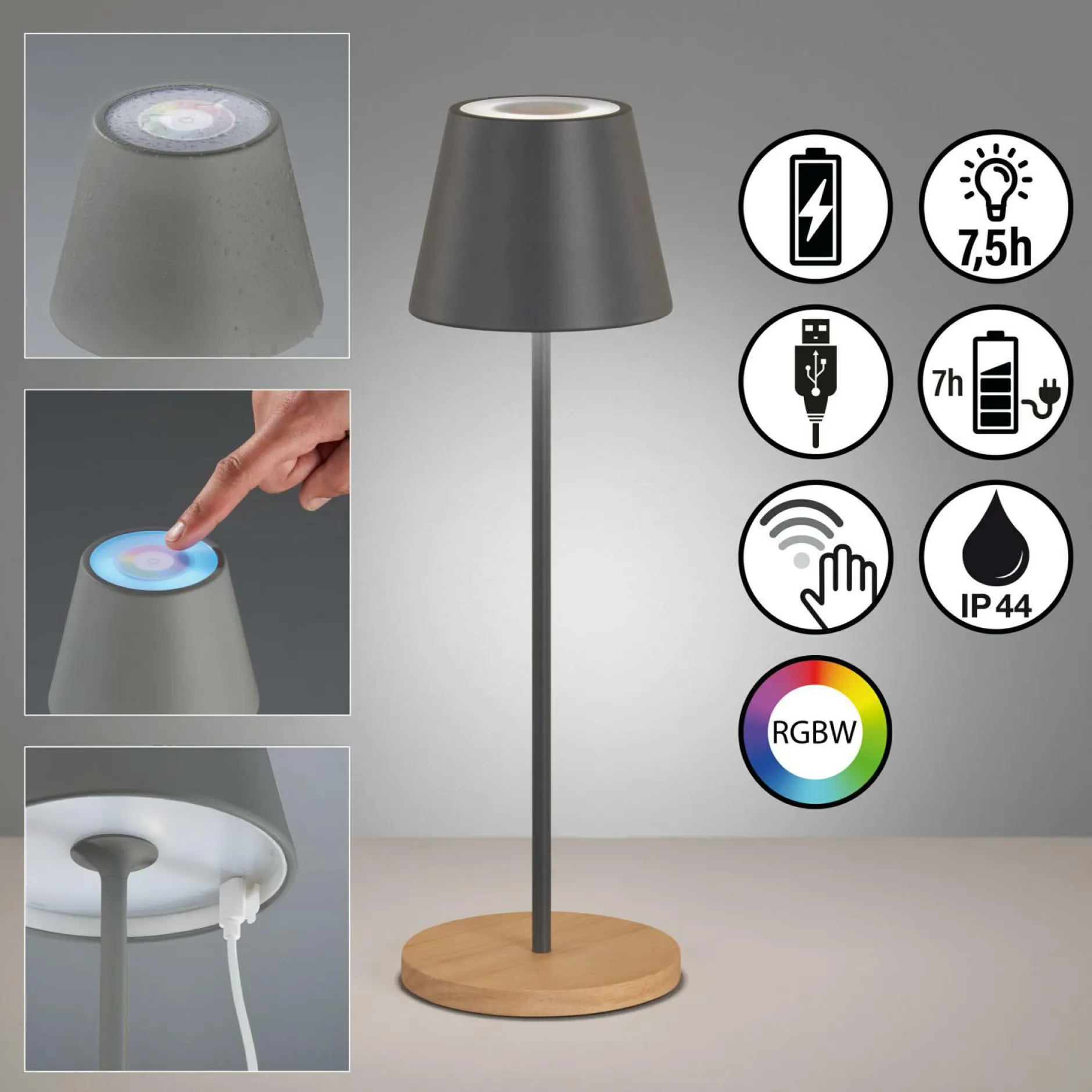 Outlet Tischleuchte COSENZA Schreibtischleuchten|Tischleuchten