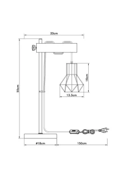 New Tischleuchte PRISKA Schreibtischleuchten|Tischleuchten