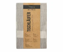 Hot Tischläufer RIO GRANDE stein Tischwäsche|Tischwäsche