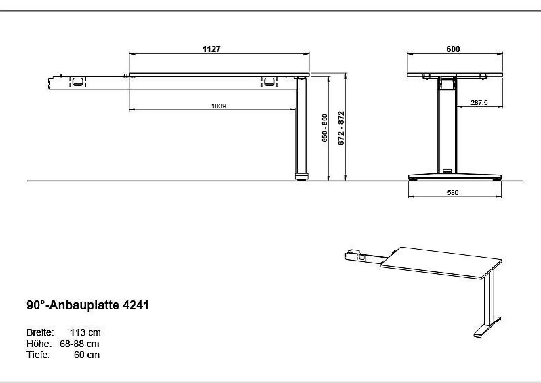 Sale Tischplatte AGENDA Tischplatten
