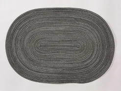 Best Tischset SAMBA oval graphit Tischwäsche|Tischwäsche