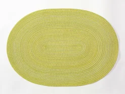 Outlet Tischset SAMBA oval lemon Tischwäsche|Tischwäsche