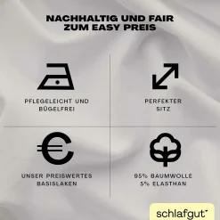 Outlet Topperbezug EASY Jersey Topperbezüge