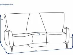 Best Trapezsofa RECREO Einzelsofas