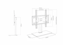 Sale TV Tisch-Standfuß B-TTS 400 Tv- & Mediamöbel|Tv - & Mediamöbel