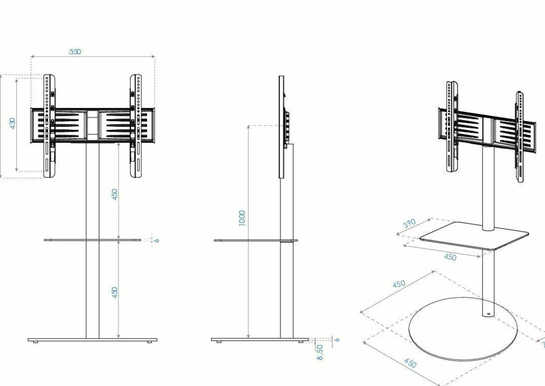 Best TV-Standfuß CIRLA Tv- & Mediamöbel|Tv - & Mediamöbel