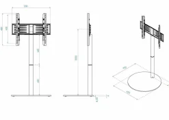Online TV-Standfuß CIRLA Tv- & Mediamöbel|Tv - & Mediamöbel