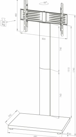 Discount TV-Standfuß Onu Tv- & Mediamöbel|Tv - & Mediamöbel