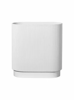 Outlet Vase ART DECO weiß matt Vasen