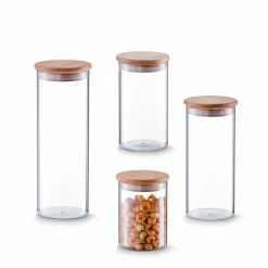 Outlet Vorratsglas Bamboodeckel Frische- Und Vorratsdosen