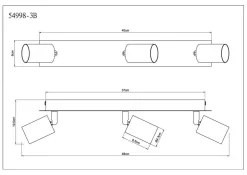 Clearance Wand-/Deckenspot LILIANA Spotserien