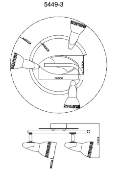Best Wand-/Deckenspot NOVARA Spotserien