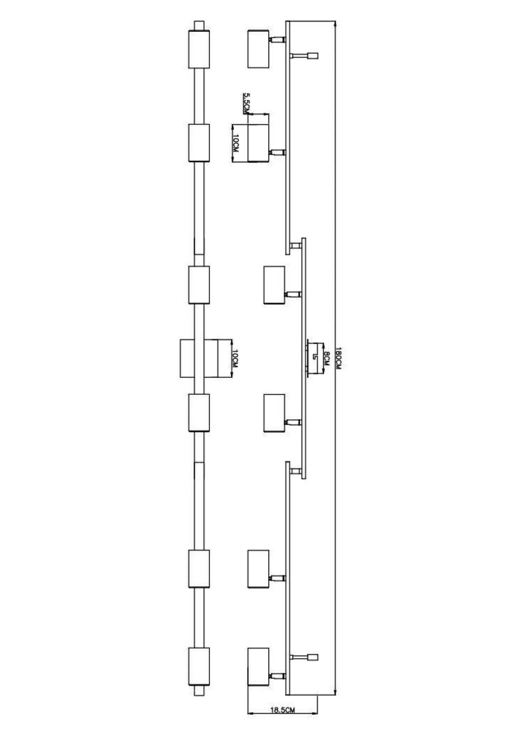 Best Wand-/Deckenspot ROBBY Spotserien
