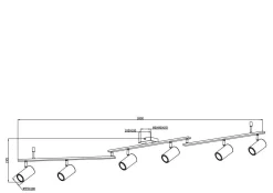 Clearance Wand-/Deckenspot ROBBY Spotserien