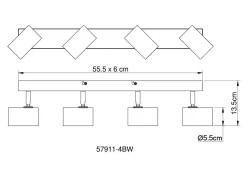 New Wand-/Deckenspot ROBBY Spotserien