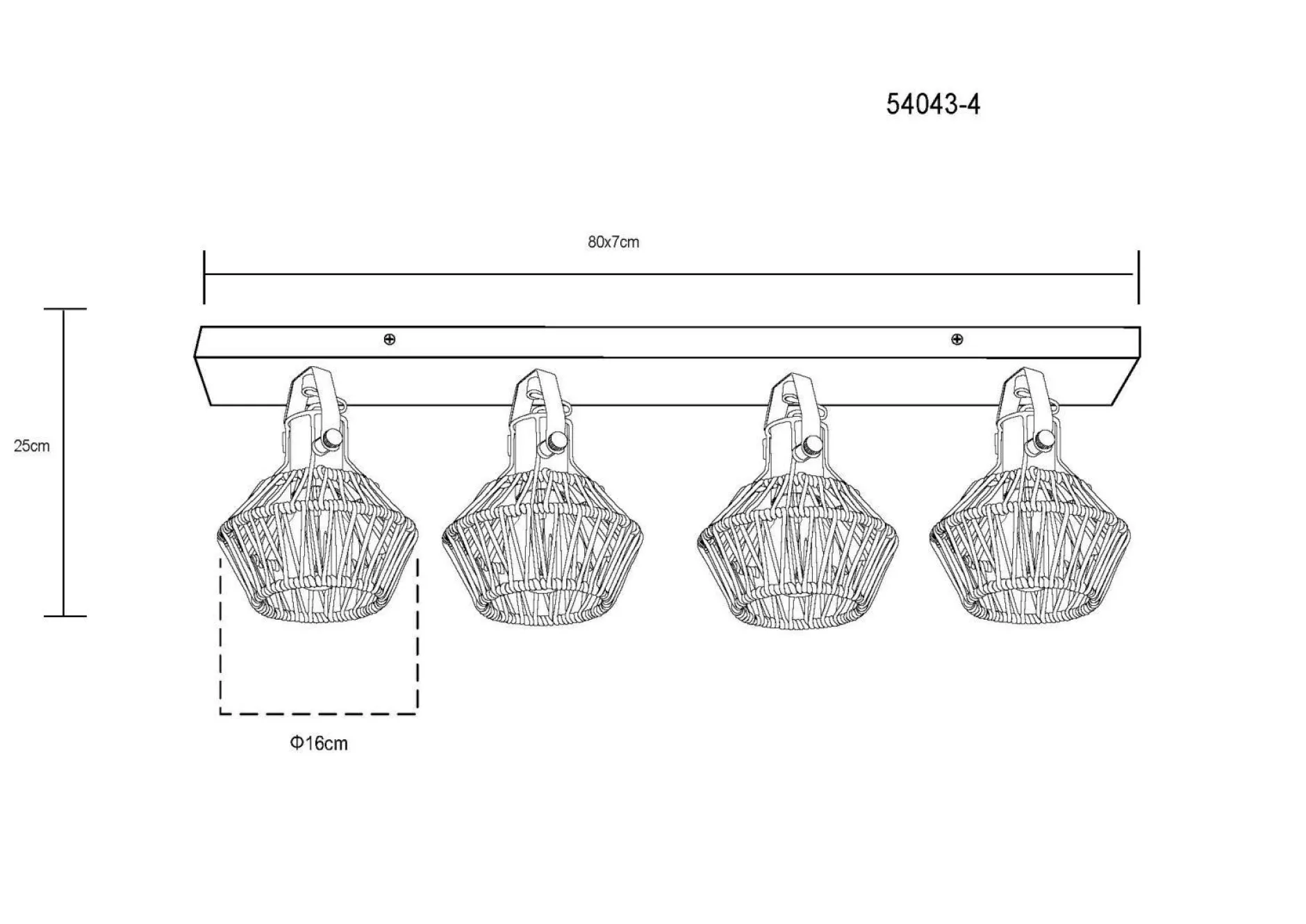 Online Wand-/Deckenspot VALLI Spotserien