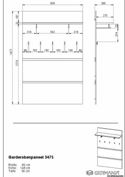 Best Wandgarderobe GENT Wandgarderoben|Wandgarderoben