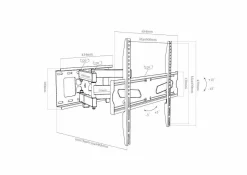 Outlet Wandhalterung B-NS 600 Tv- & Mediamöbel|Tv - & Mediamöbel