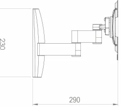 Hot Wandhalterung TS 3 Tv- & Mediamöbel|Tv - & Mediamöbel