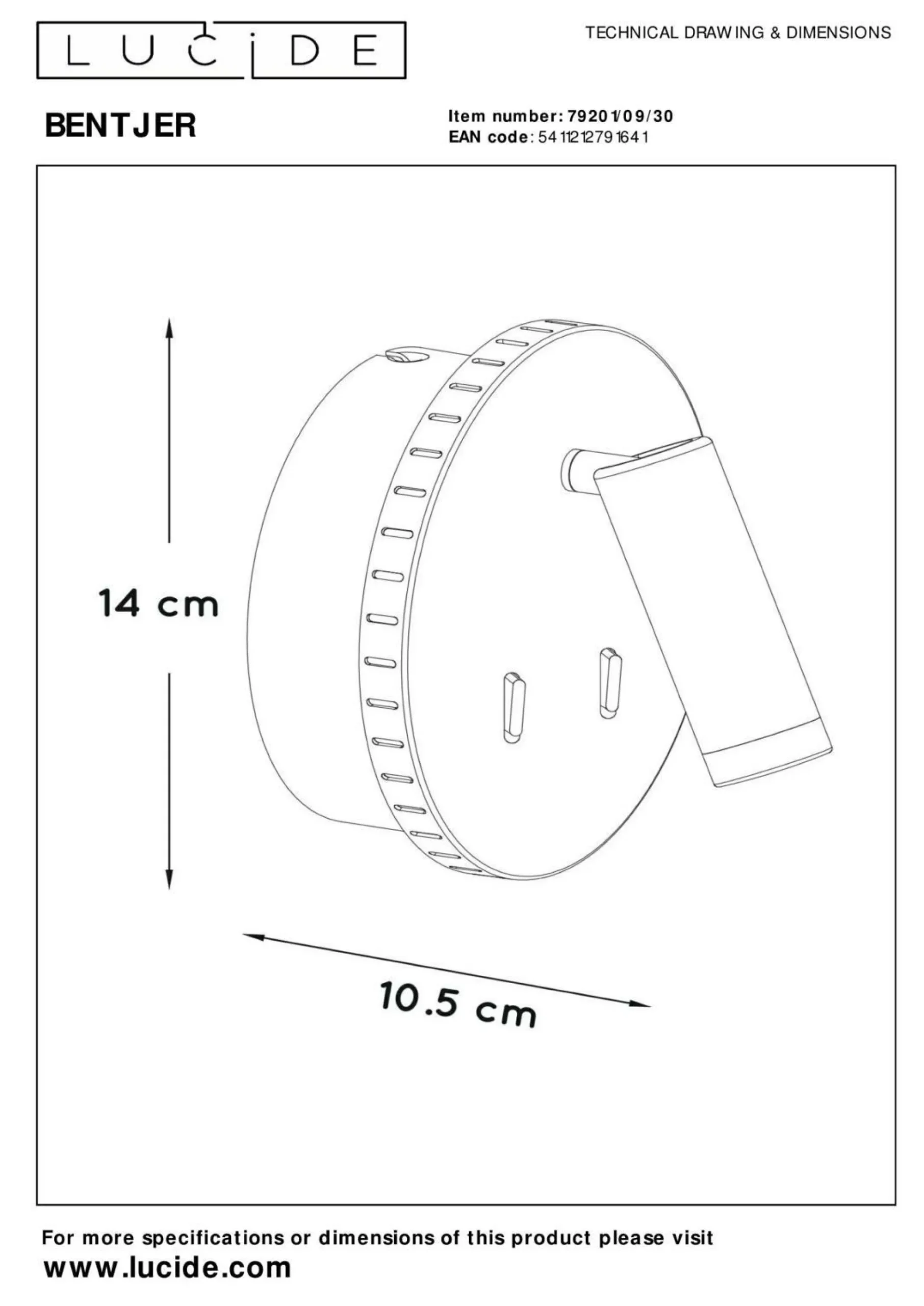 Discount Wandleuchte BENTJER Wandleuchten