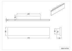 Hot Wandleuchte CONCHA Wandleuchten