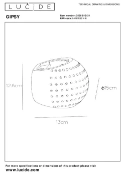 Best Wandleuchte GIPSY Wandleuchten