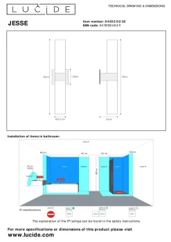 Online Wandleuchte JESSE Wandleuchten