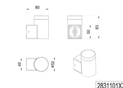 Outlet Wandleuchte RAY Wandleuchten