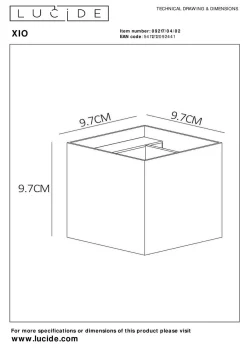 Hot Wandleuchte XIO Wandleuchten