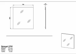 Hot Wandspiegel FREMONT Spiegel|Garderobenspiegel