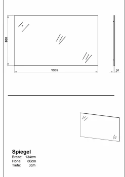 Sale Wandspiegel LANDOS Spiegel|Garderobenspiegel
