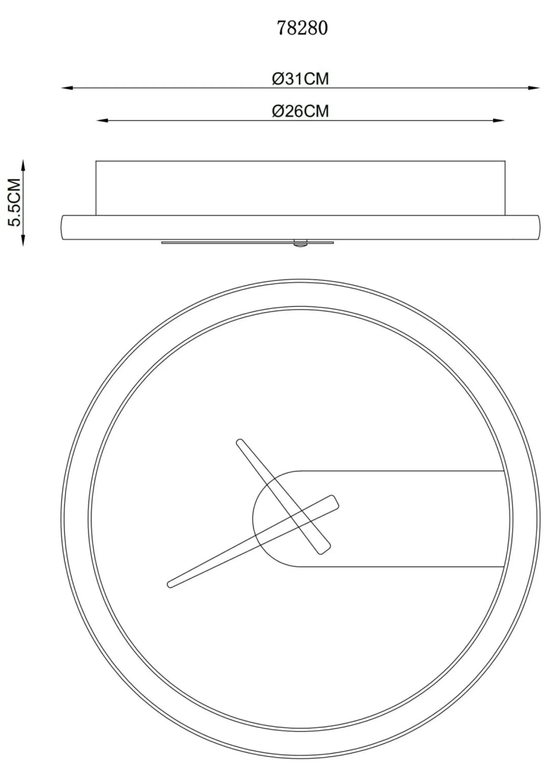 Clearance Wanduhr SUSSY Uhren