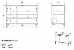 Outlet Waschbeckenunterschrank Waschbeckenunterschränke|Waschbeckenunterschränke