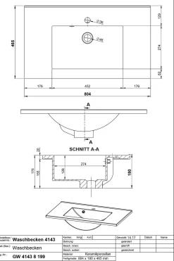 Clearance Waschbeckenunterschrank VASIO Waschbeckenunterschränke|Waschbeckenunterschränke