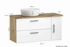 Outlet Waschplatz KEYTO Waschplätze|Waschtische