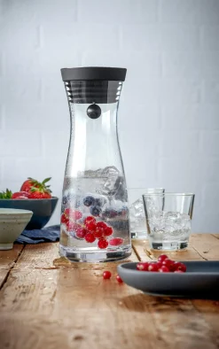 Best Wasserkaraffe BASIC schwarz Geschenkartikel