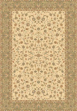 Webteppich DAVINCI grün Klassische Orientteppiche